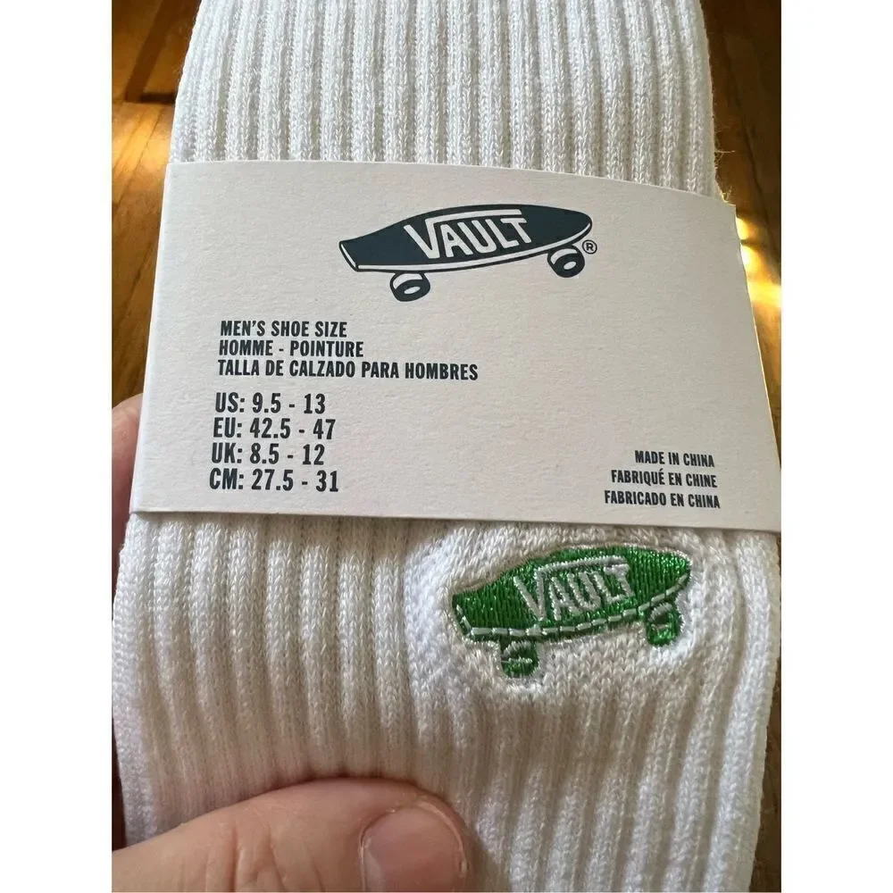1 LEFT! Vans Vault OGSweet Leaf Crew Socks